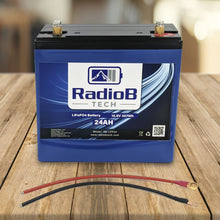 Load image into Gallery viewer, 12V 24Ah Lifepo4 Deep Cycle Rechargeable Battery - RV Marine Solar Power Wheels UPS