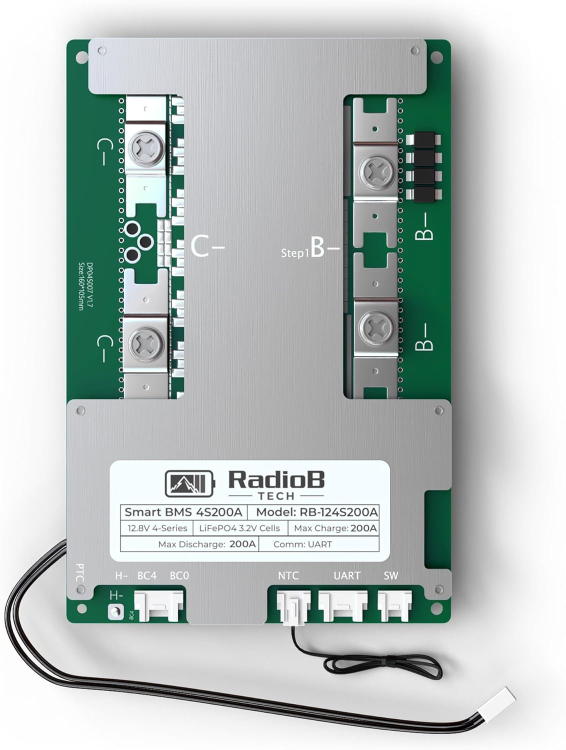 Smart BMS 4S 12V 150A Lithium Lifepo4 Battery Management with