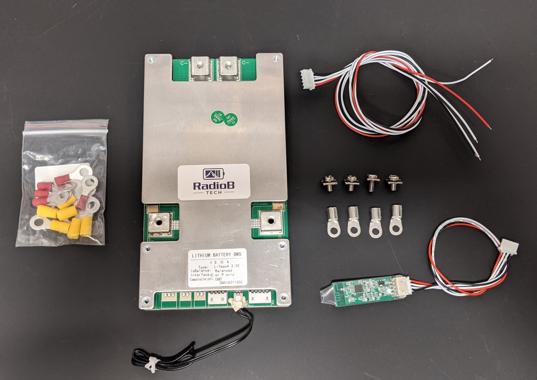 Smart BMS 4S 12V 150A Lithium Lifepo4 Battery Management with